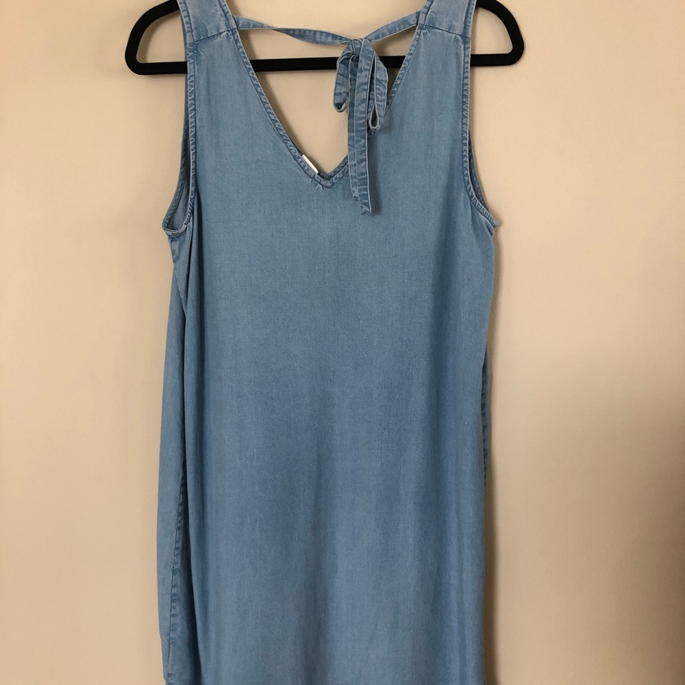 Denim-style dress